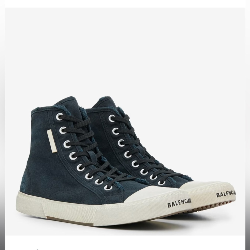 Balenciaga Women's Black High-Top Sneakers